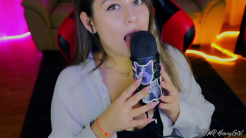HoneyGirl ASMR - 8 April 2023 - Microphone Licking - ASMR Porn Video & Massage XXX | Fullthot