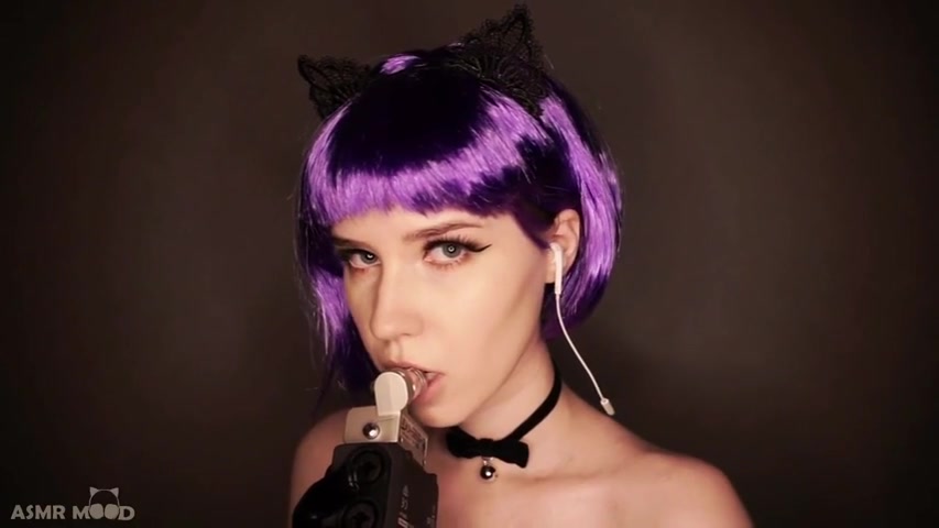 ASMR Neko ASMR Mood - Licking Mic and Kisses - ASMR Porn Video & Massage XXX | Fullthot