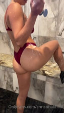 Christina Khalil Tits See Through Shower