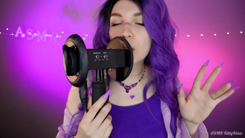 Kitty Klaw ASMR - Purple - Licking & Mouth sounds - ASMR Porn Video & Massage XXX | Fullthot