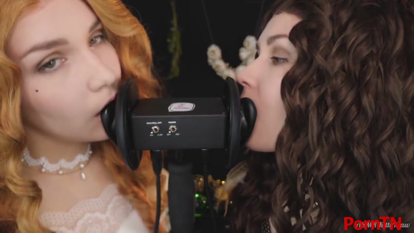 KittyKlaw ASMR - Patreon ASMR TWIN Witches - Ear LICKING - Mouth Sound - ASMR Porn Video & Massage XXX | Fullthot