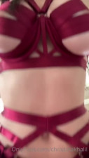 Christina Khalil - Red Bra