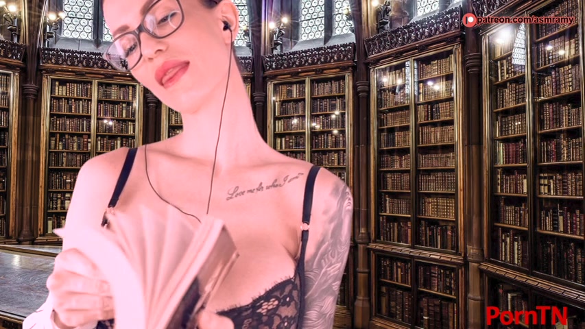 ASMR Amy Patreon - Your Naughty Librarian Fantasy - ASMR Porn Video & Massage XXX | Fullthot