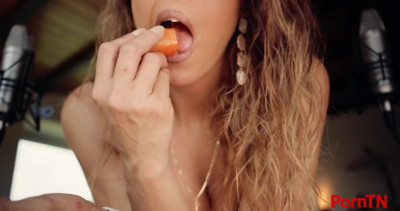 ASMR Gina Carla - Not Banana but Carrot! 28 July 2020