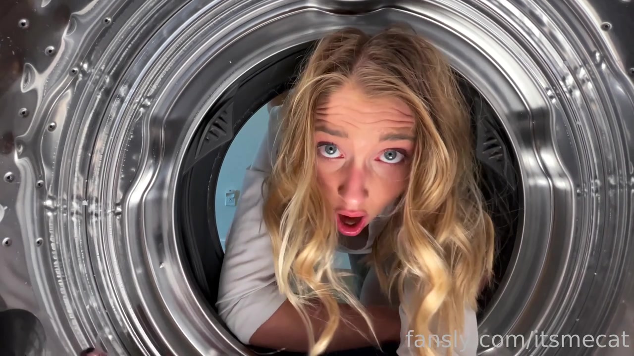 Itsmecat - Stuck in the washing machine - ASMR Porn Video & Massage XXX | Fullthot